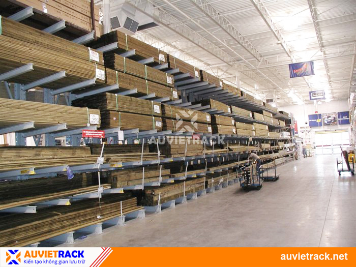 Kệ chứa gỗ nội thất Âu Việt Rack